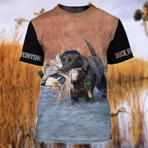 3D Dog T Shirts, Duck Hunting Duck All Over Print T-Shirt, Gift For Pet Loves