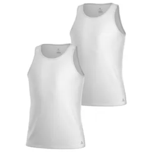 adidas Men's Stretch Cotton 2-Pack Tank Top