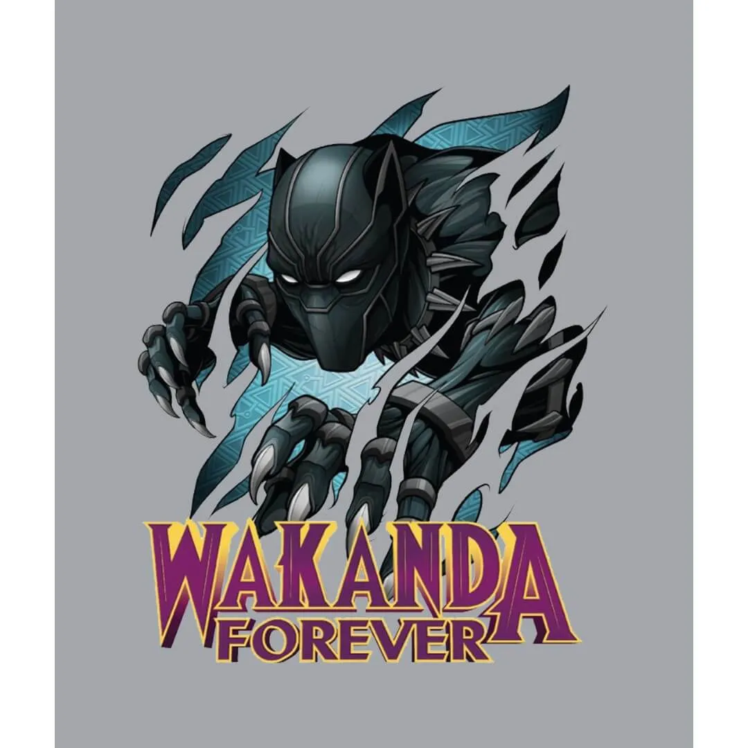 Black Panther Ripped Black Panther T-Shirt