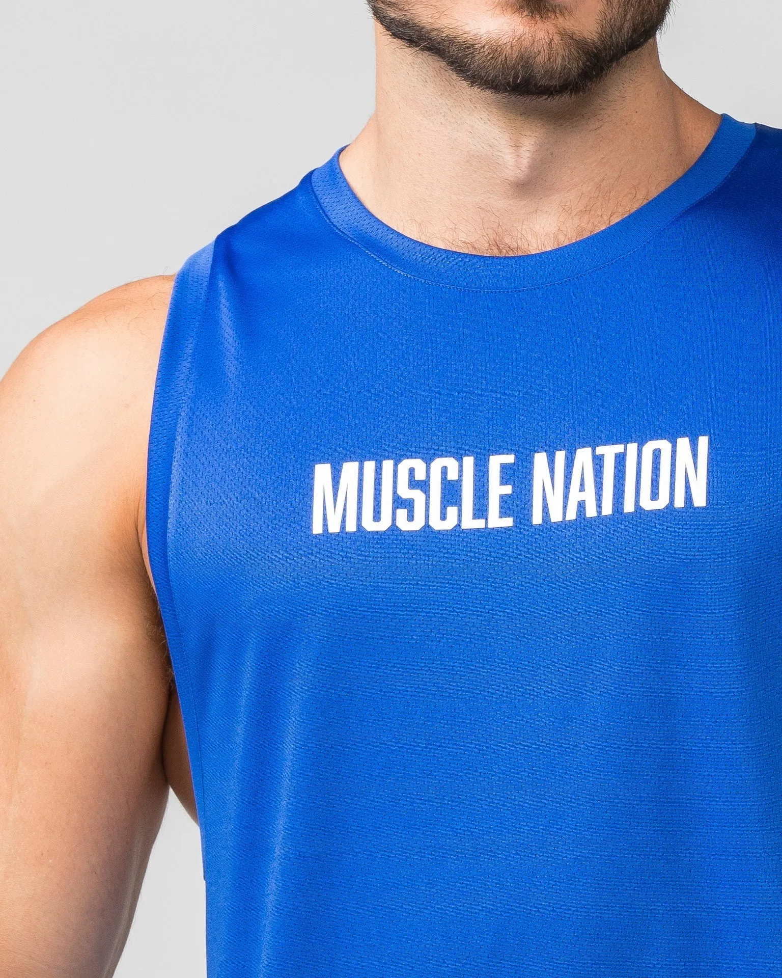 Burly Training Tank - Bondi Blue