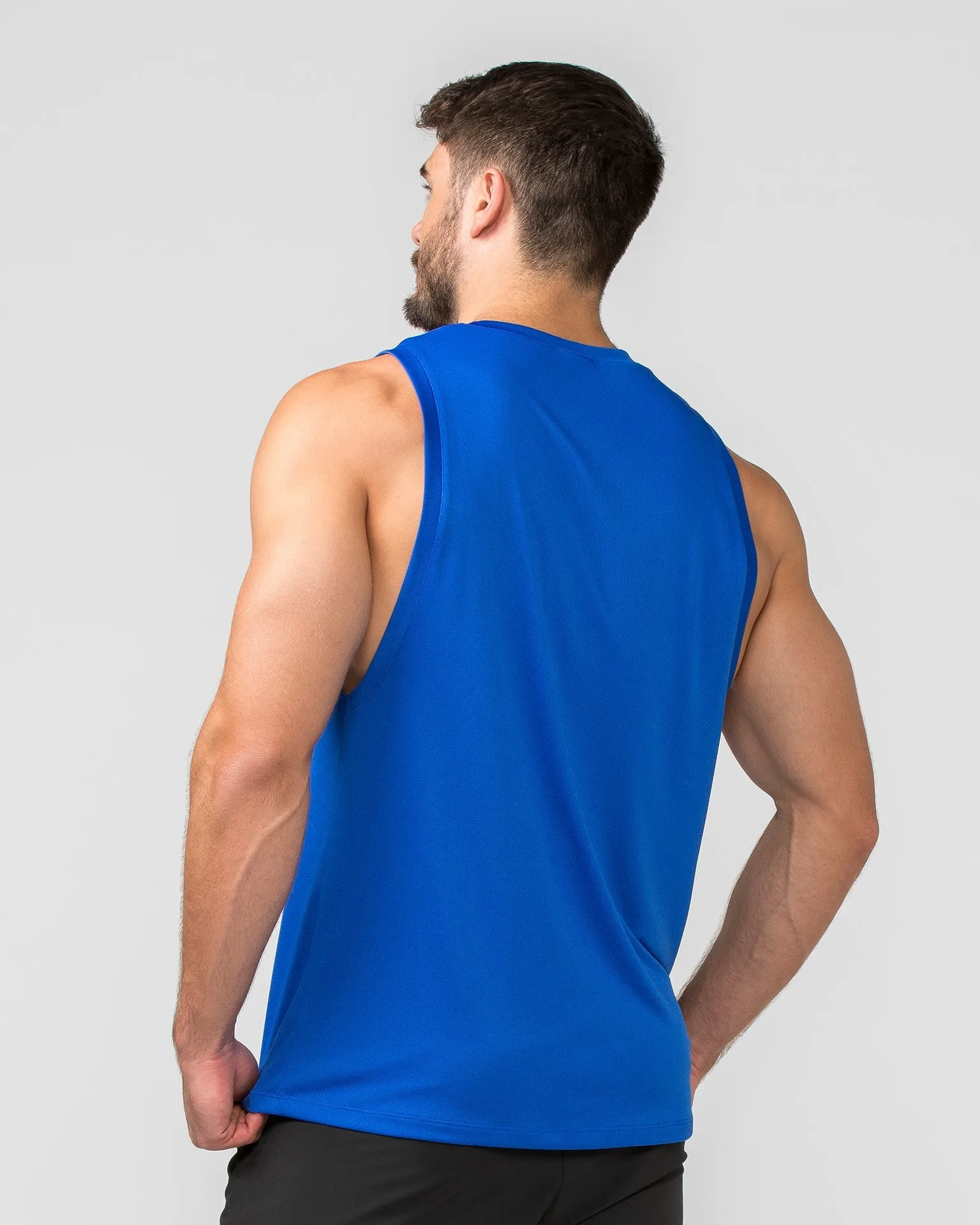 Burly Training Tank - Bondi Blue