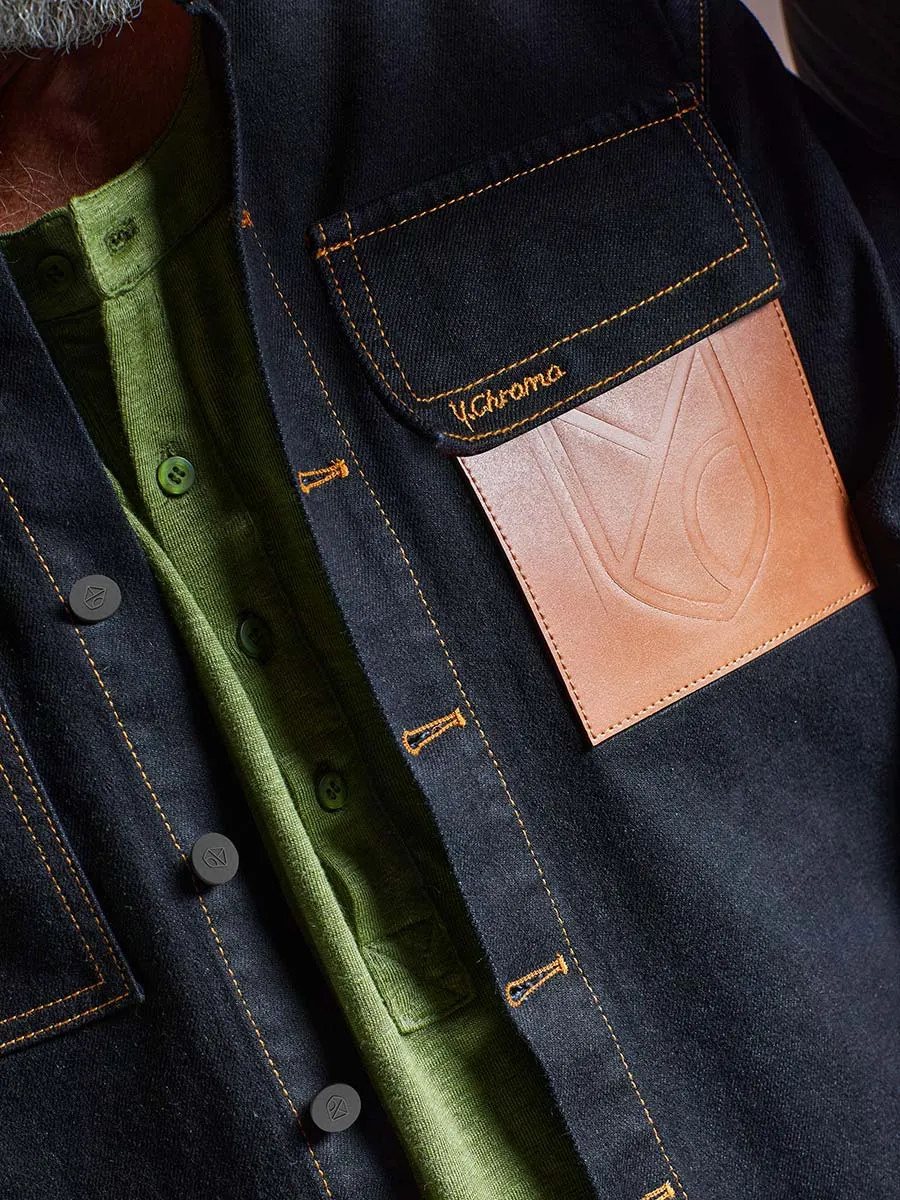 Cognac Pocket Denim Shirt