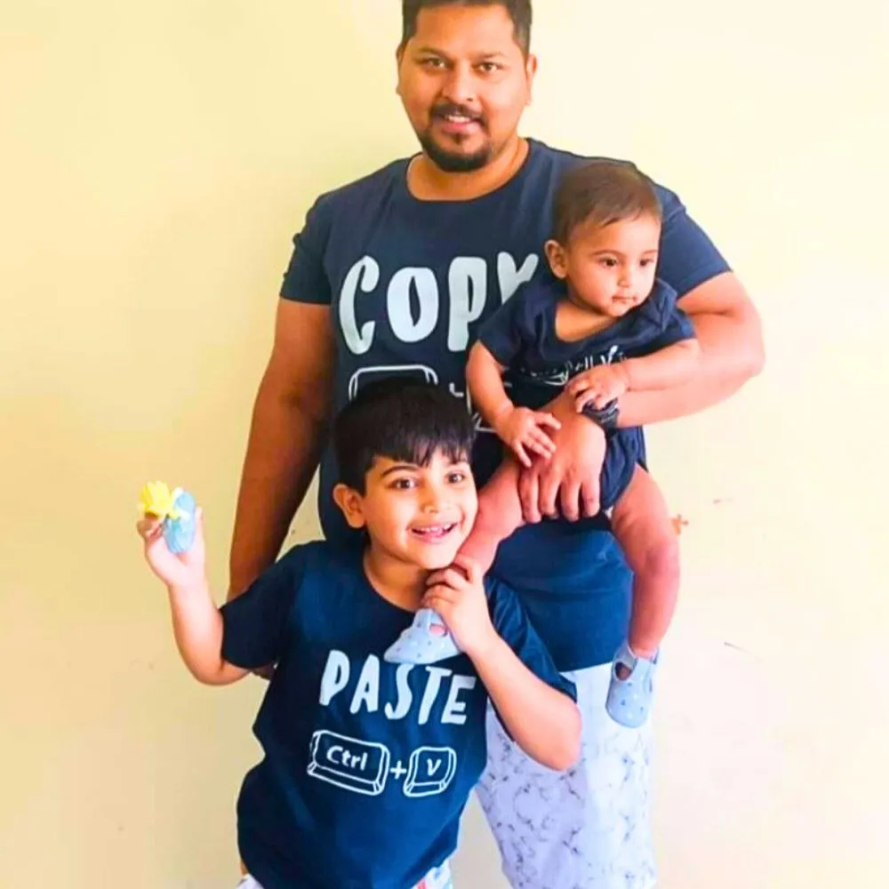 Copy Paste Ctrl C Ctrl V Matching Father Son / Father Daughter Combo T-Shirt