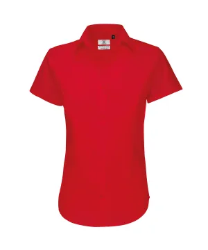 Deep Red - B&C Sharp short sleeve /women