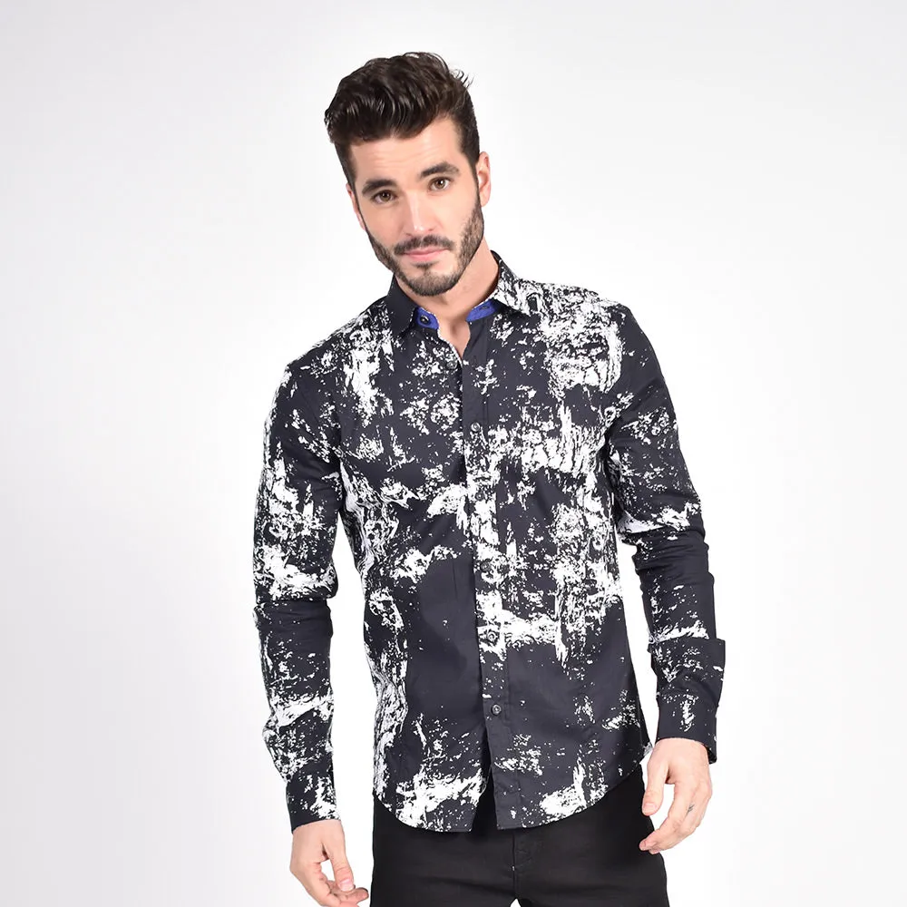 Deep Static Button Down Shirt