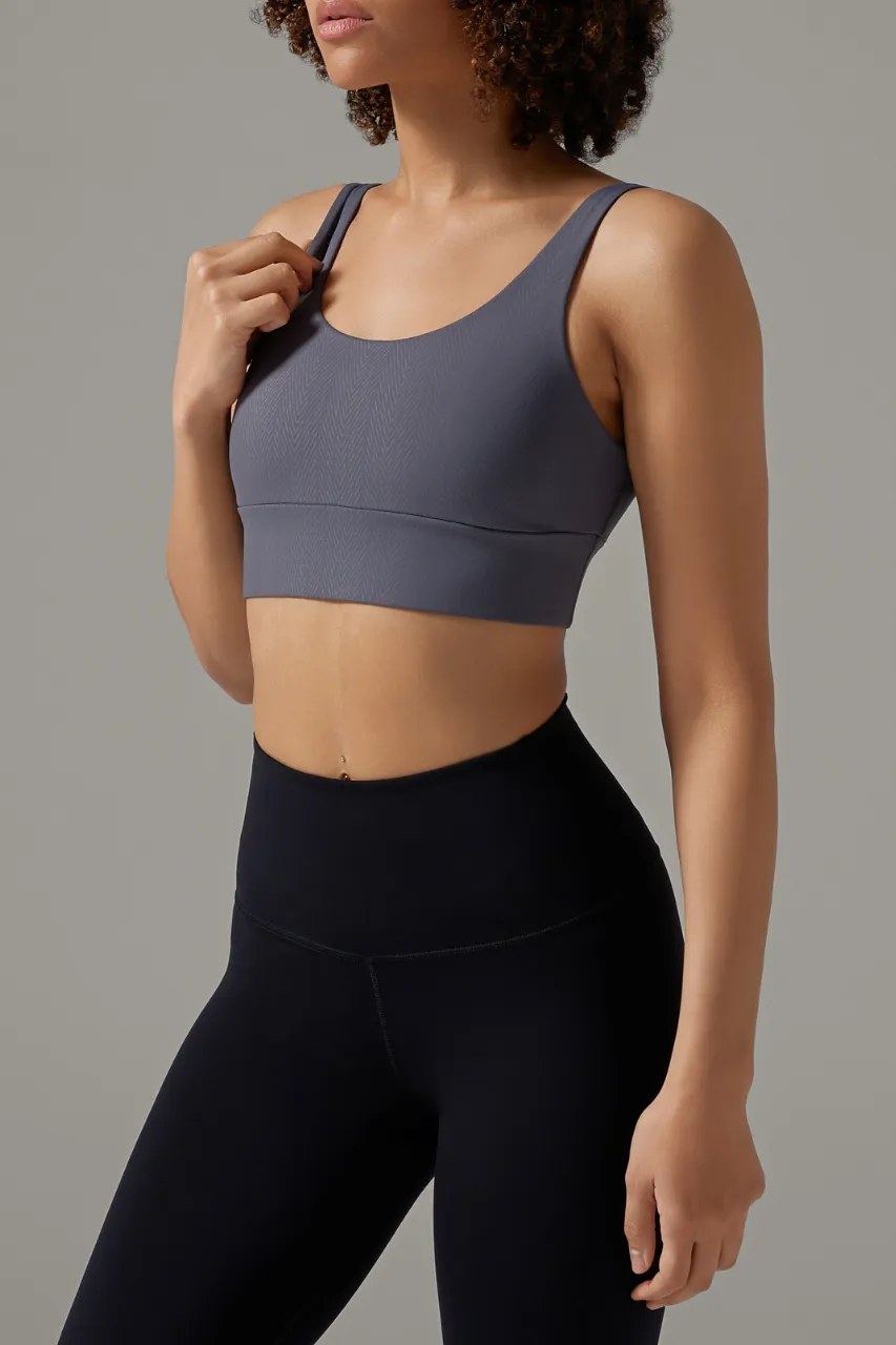 Empower Bra - Glacial Herringbone