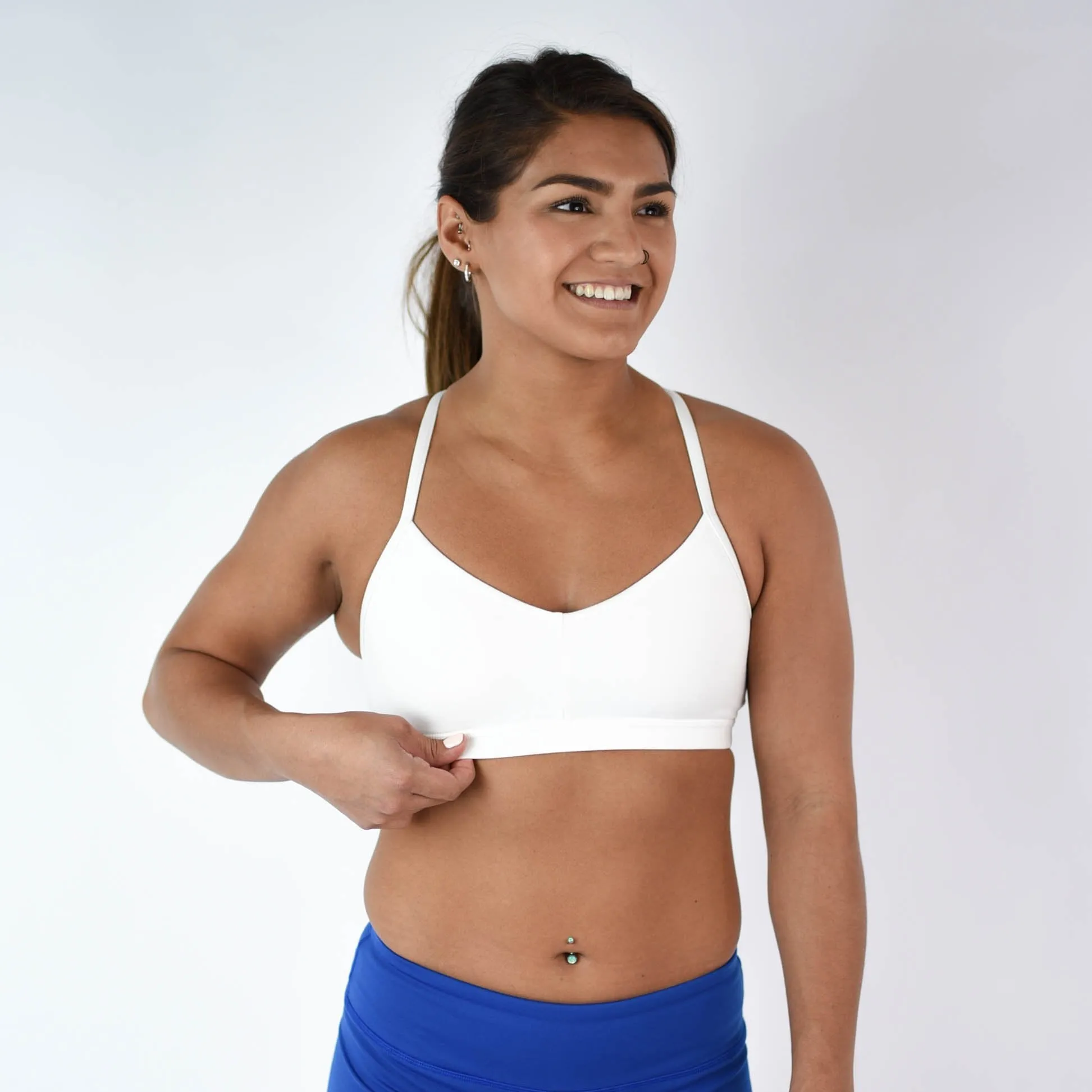 FLEO Reinette Sports Bra - White