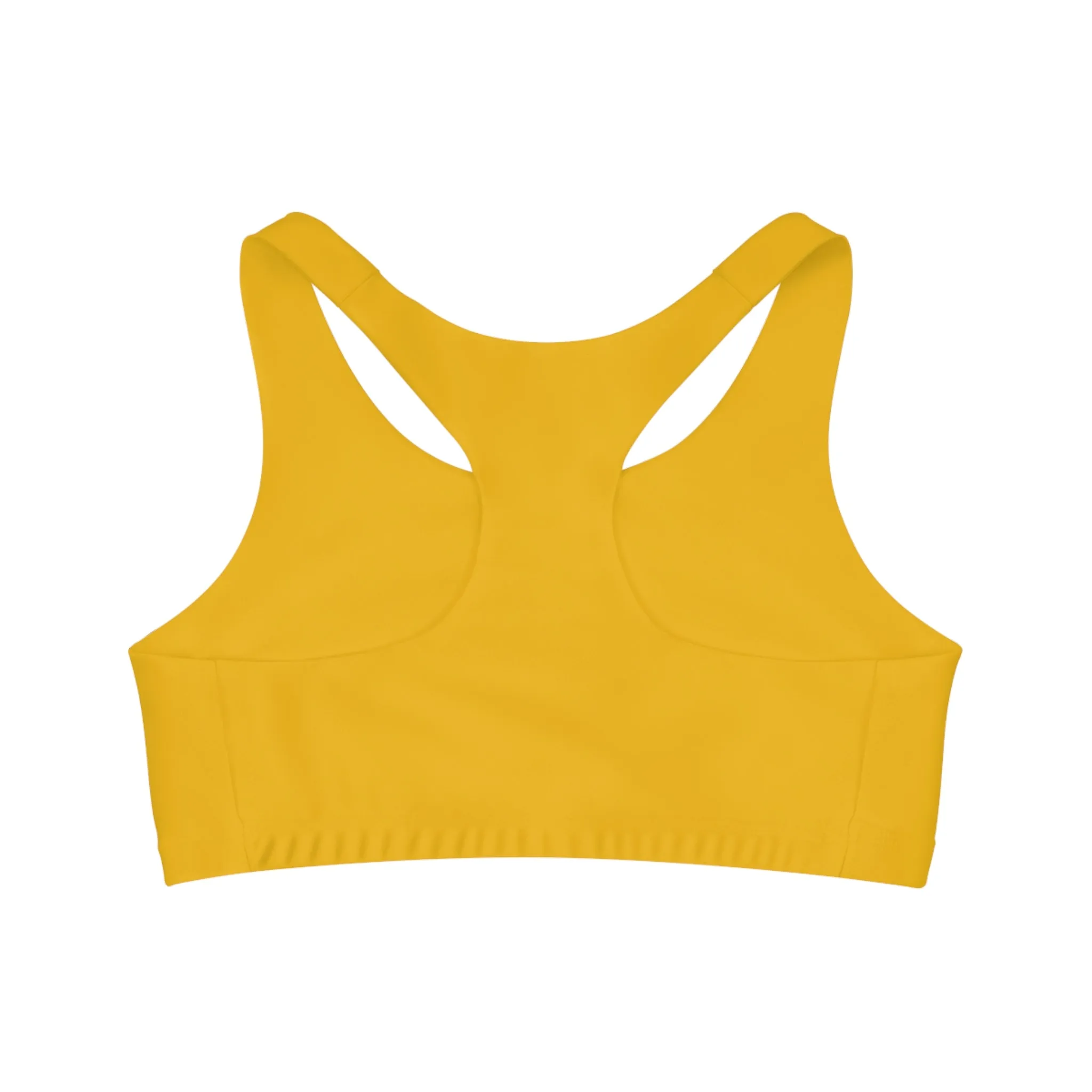 GRUMONH Seamless Sports Bra Yellow