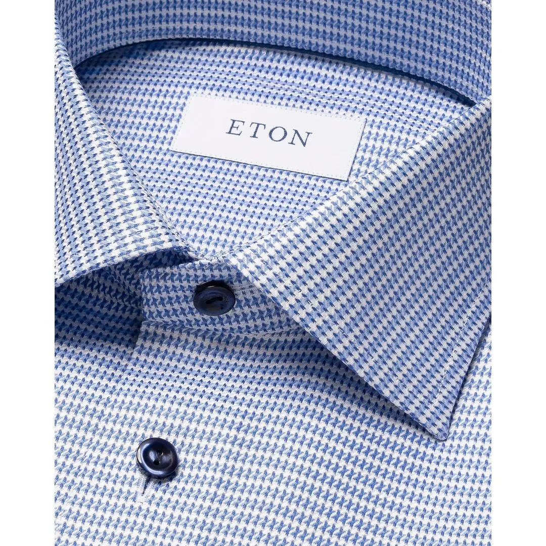 Houndstooth Signature Twill Contemporary Fit Shirt 100012579