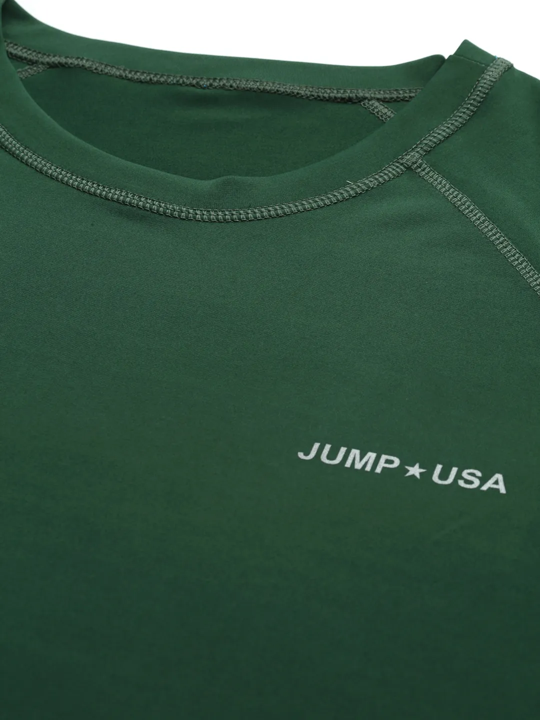 JUMP USA Outdoor Men Hunter Rapid-Dry Solid T-Shirts