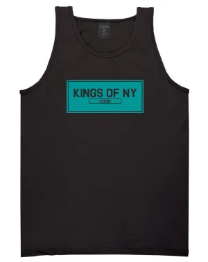 Kings Of NY 2006 FALL15 Blue Logo Tank Top