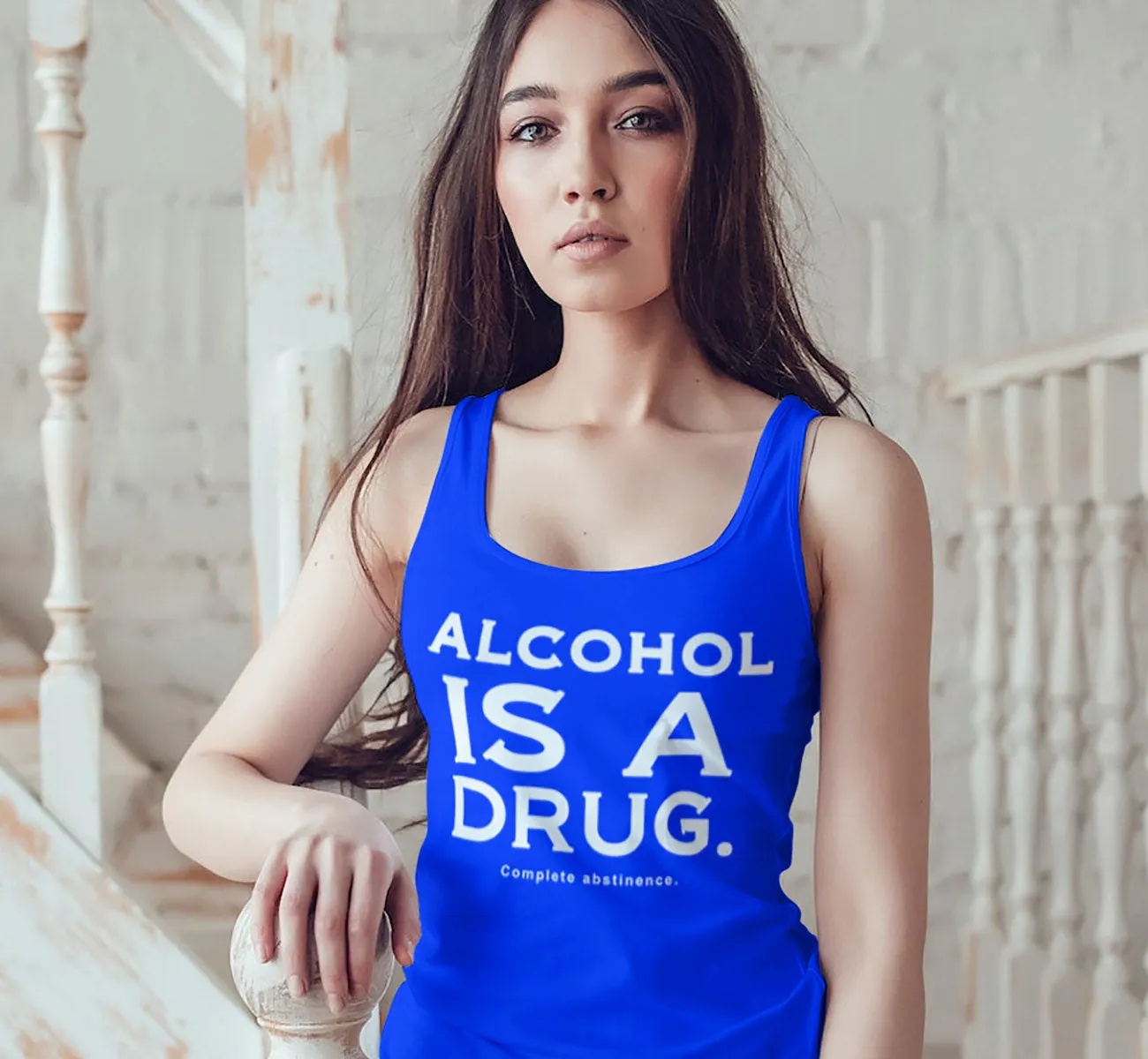 ltt- Alcohol Is A Drug Ladies Tank Tops