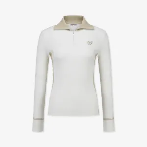 Master Bunny Edition Women Zip Top- White