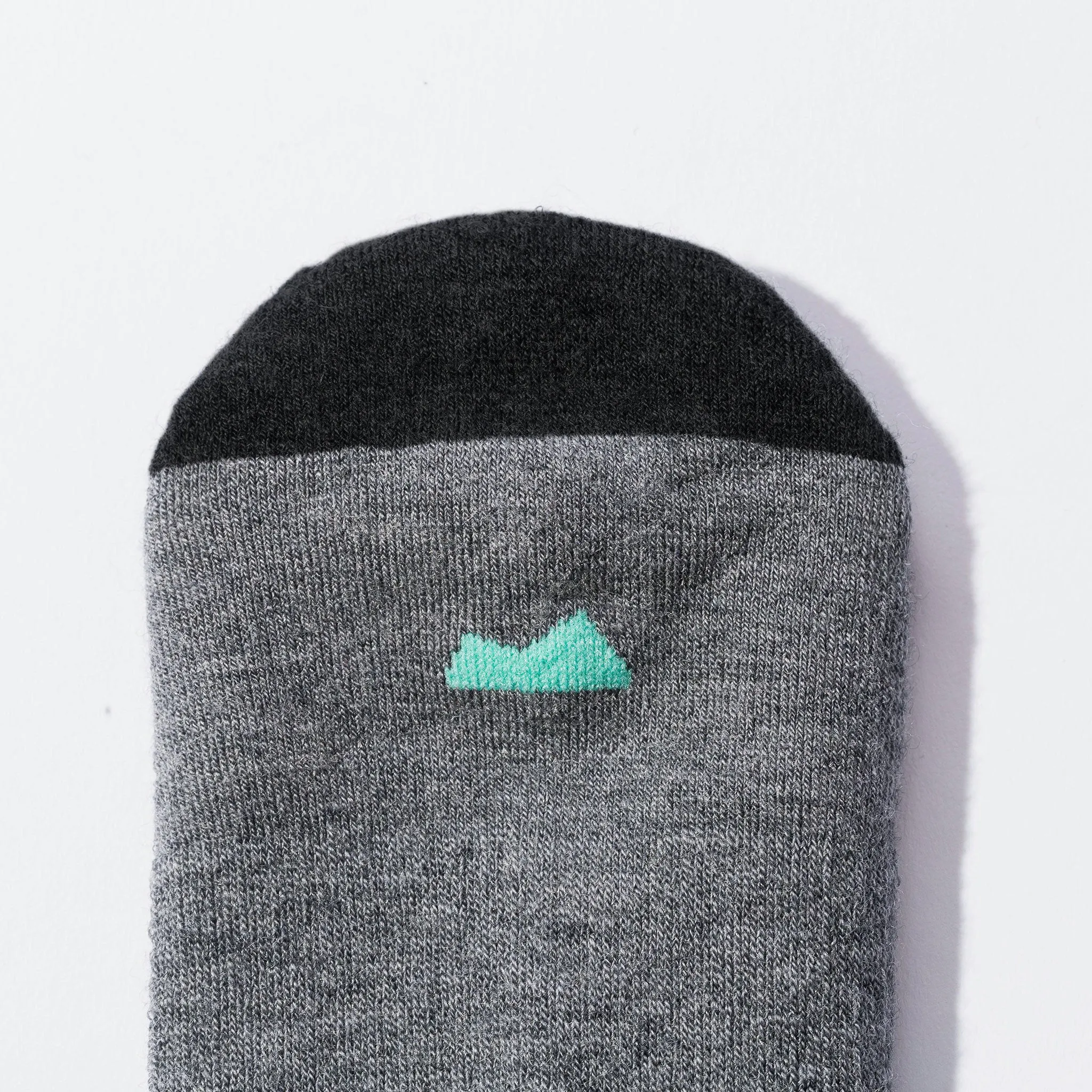 Merino Wool Low Profile Sock in Heather Gray