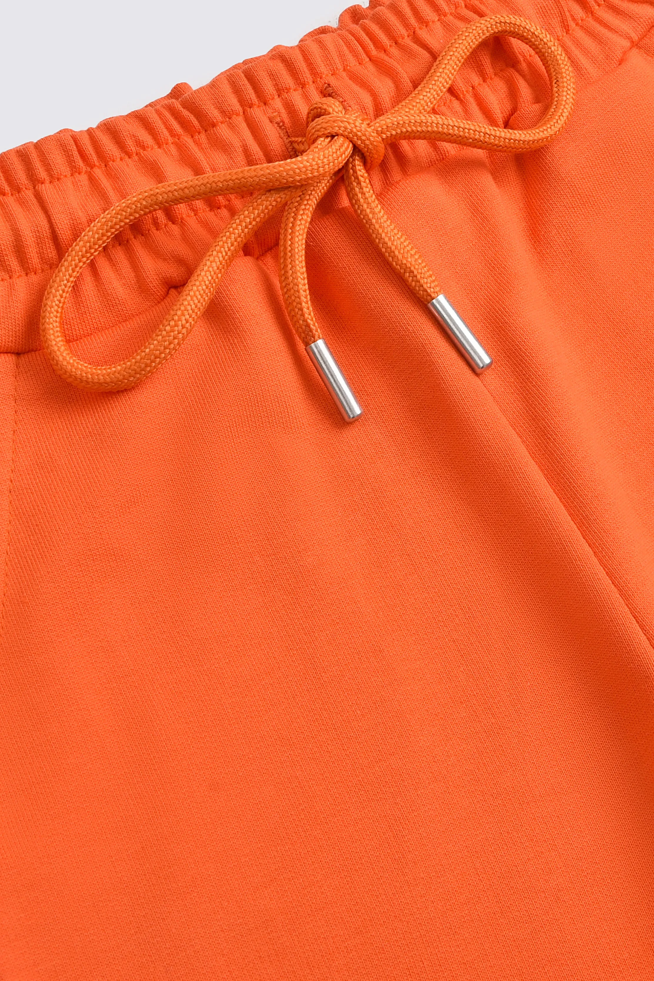 Orange Cotton Short