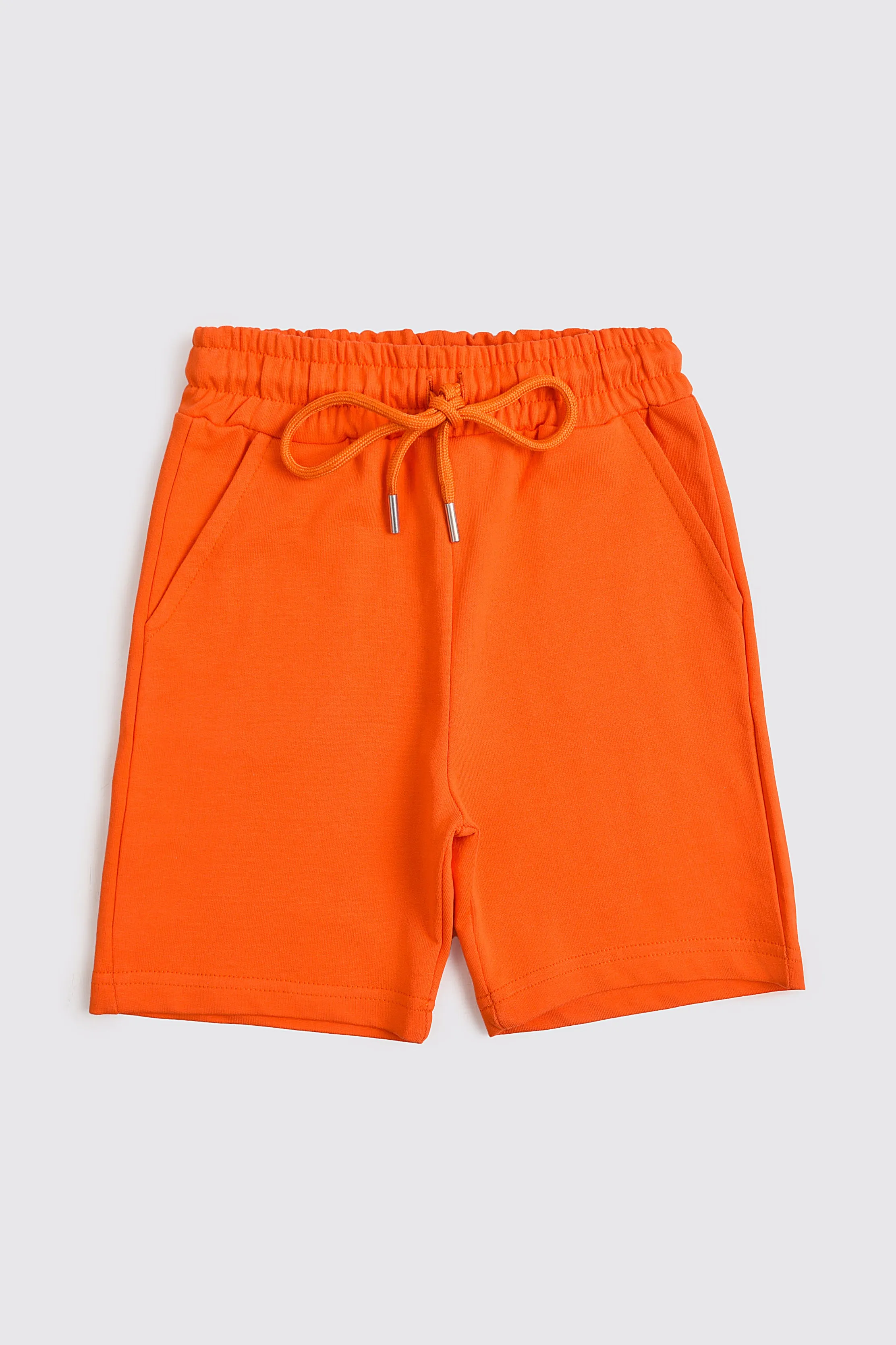 Orange Cotton Short