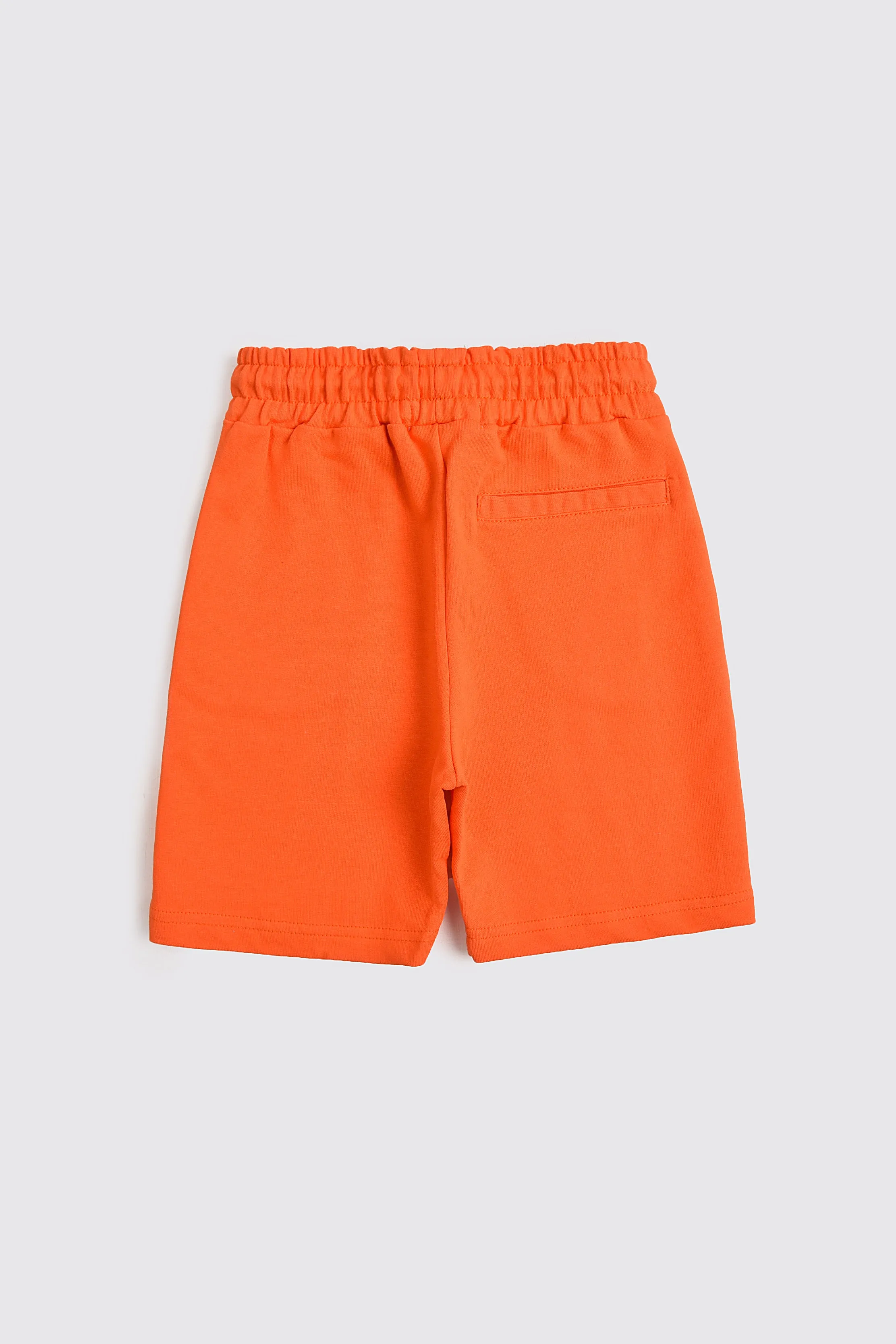 Orange Cotton Short