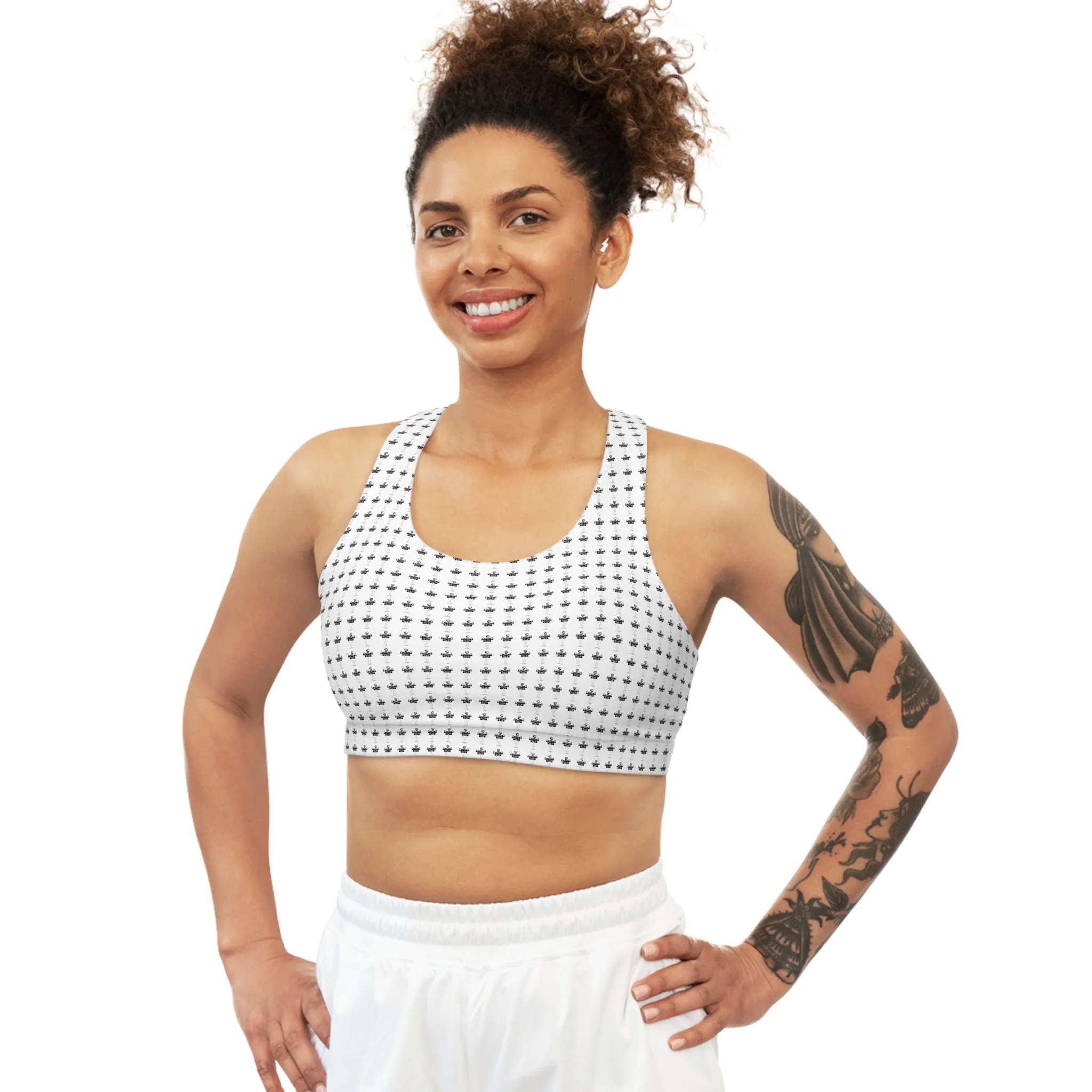 OWN MAN Seamless Sports Bra White