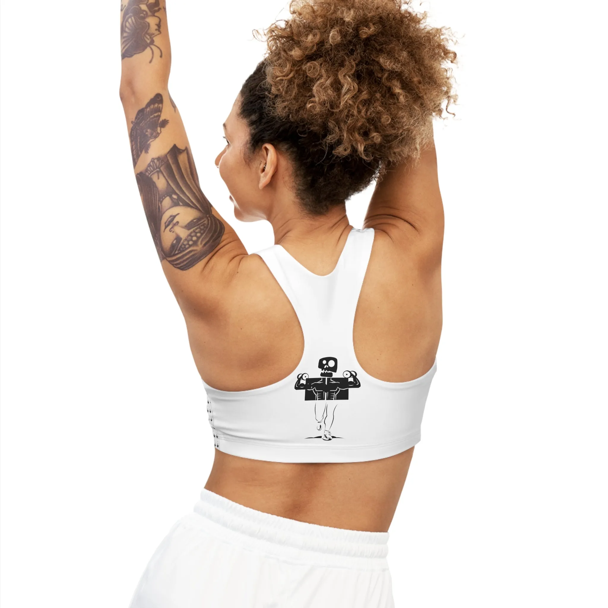 OWN MAN Seamless Sports Bra White