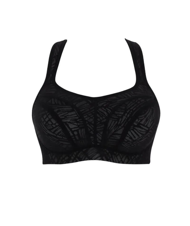 Panache Sport Power Underwired Sports Bra - Black/Chalk