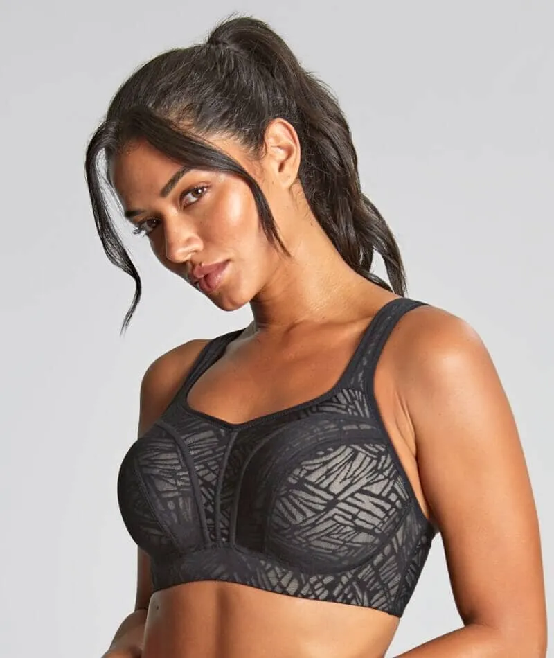 Panache Sport Power Underwired Sports Bra - Black/Chalk