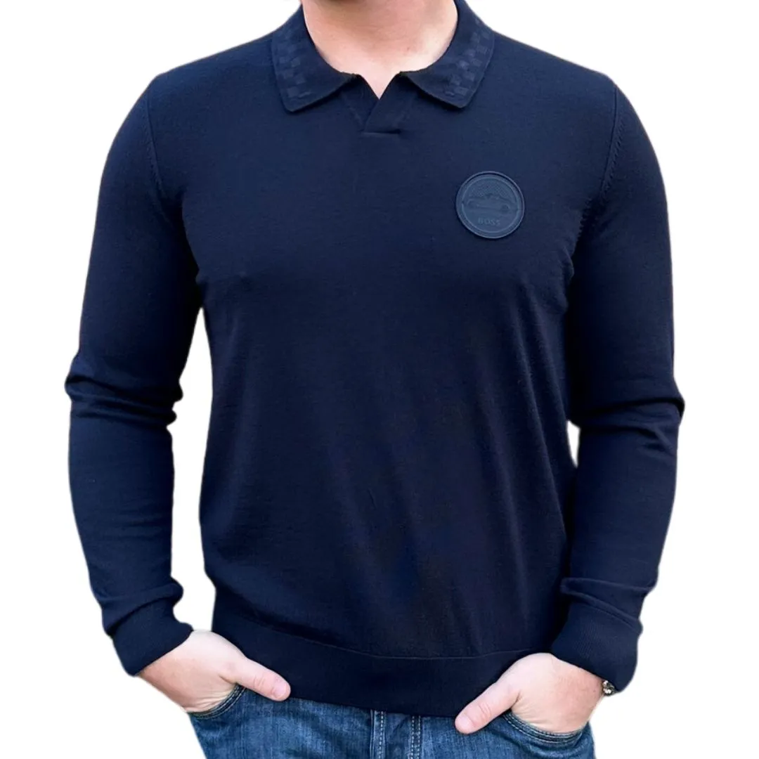 Pregio_PS Long Sleeved Polo 50506041