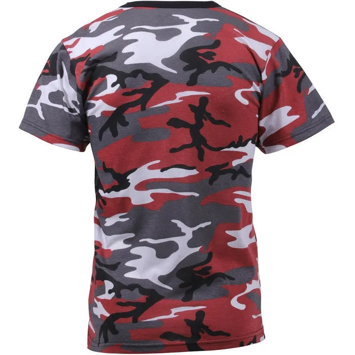 Red Camouflage - Military T-Shirt