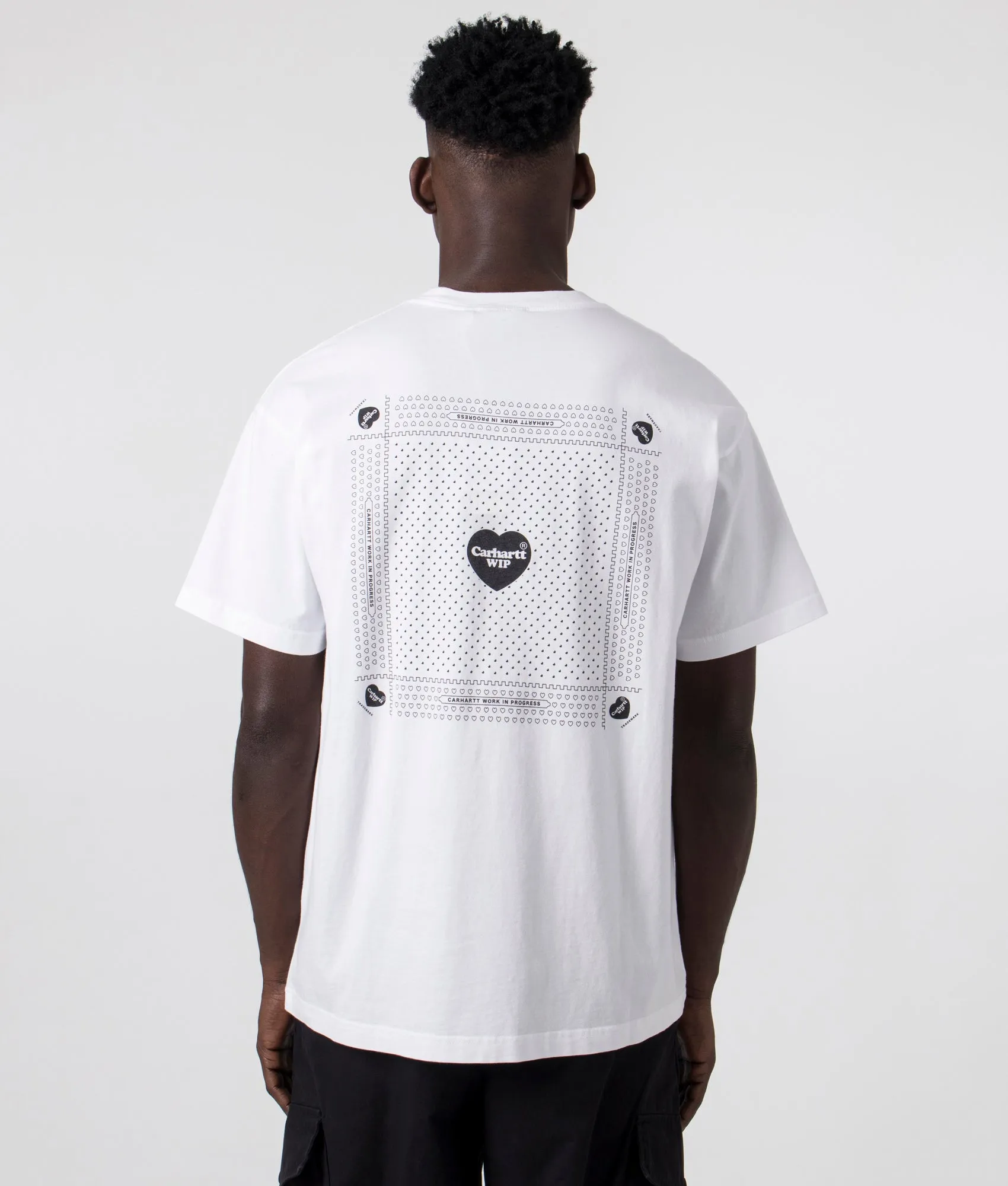 Relaxed Fit Heart Bandana T-Shirt