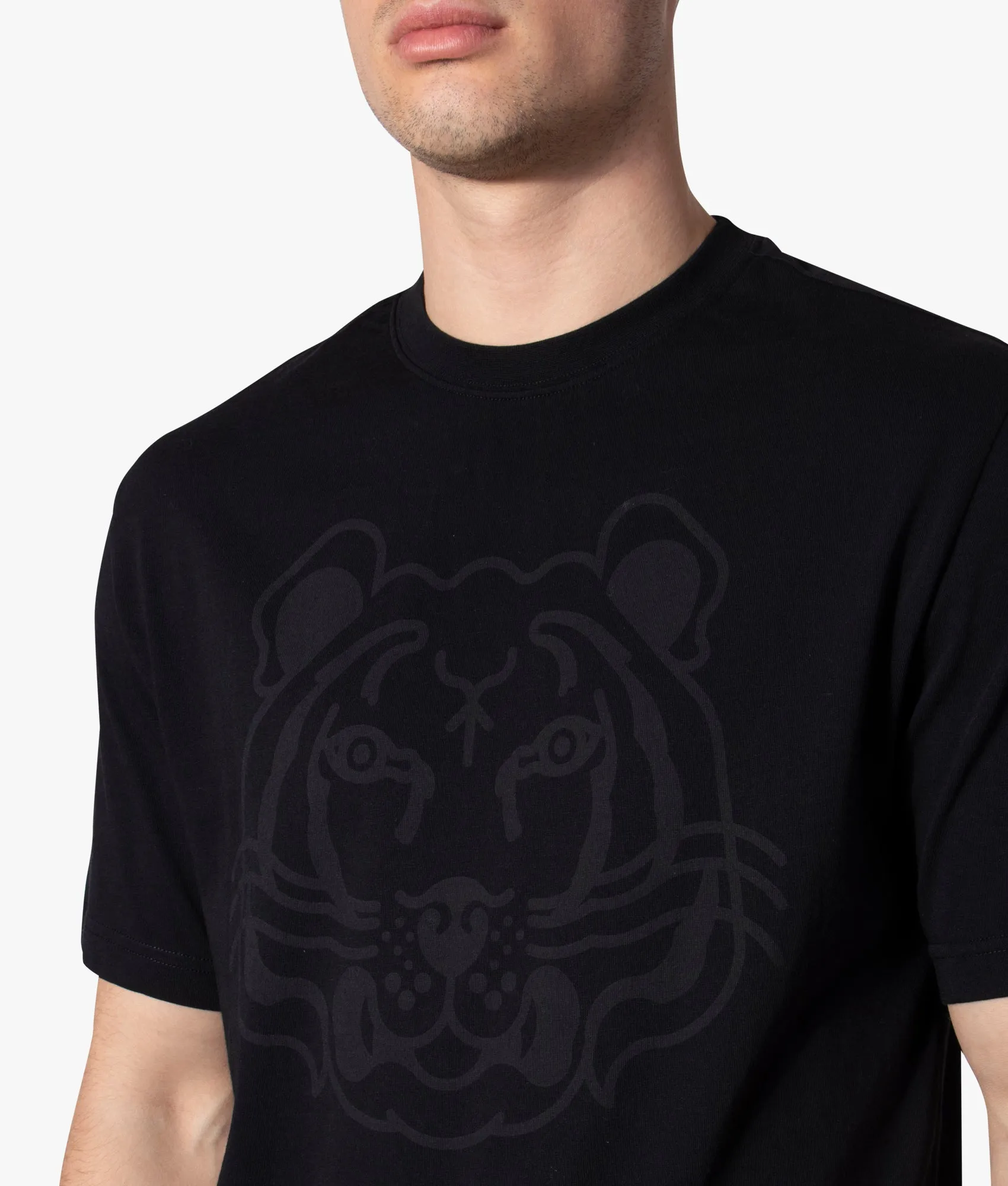 Relaxed Fit Large Kenzo Tiger T-Shirt