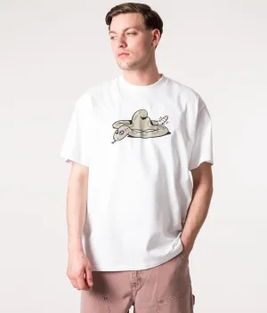 Comfortable Relaxed Fit Snek Graphic T-Shirt