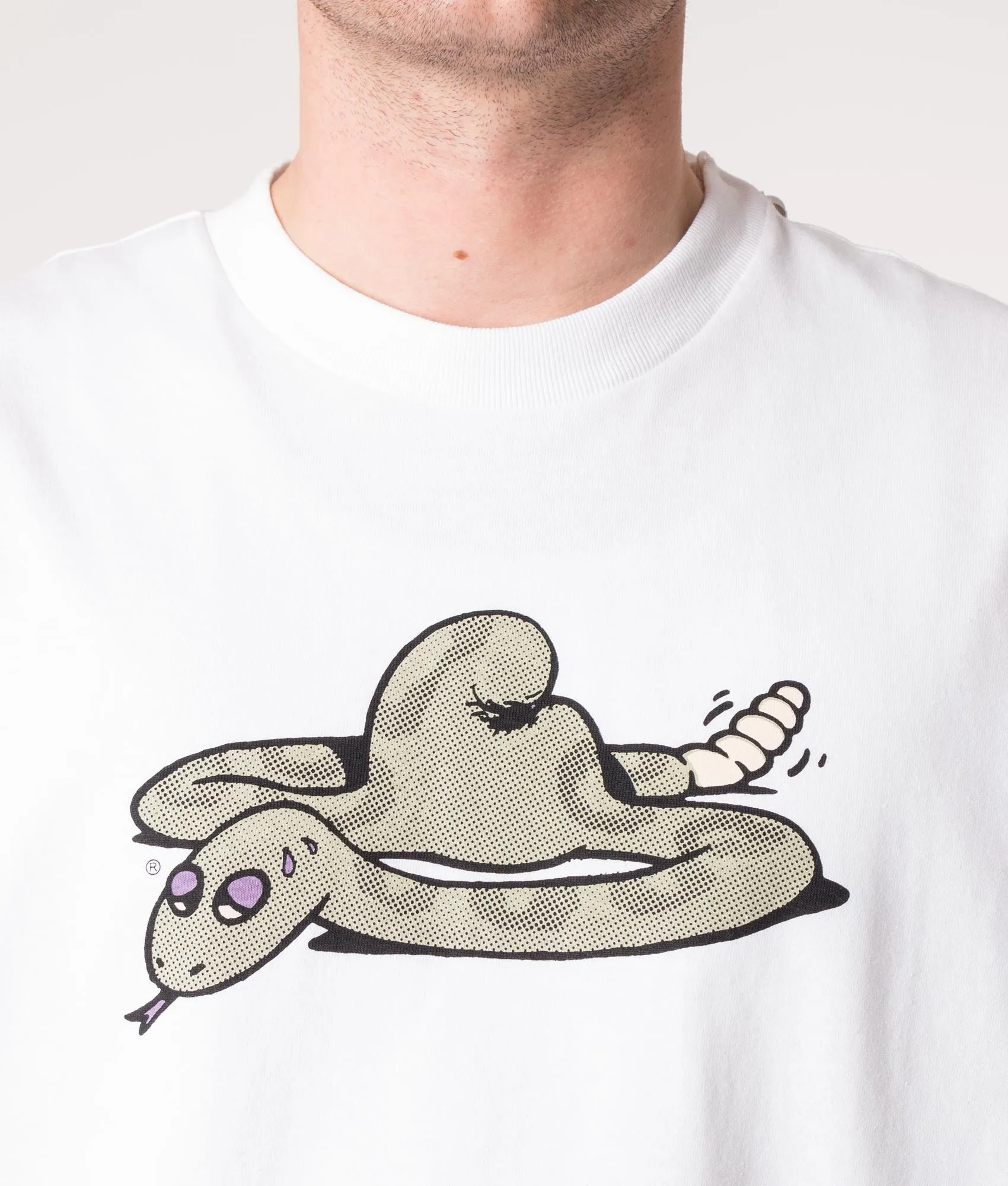 Comfortable Relaxed Fit Snek Graphic T-Shirt