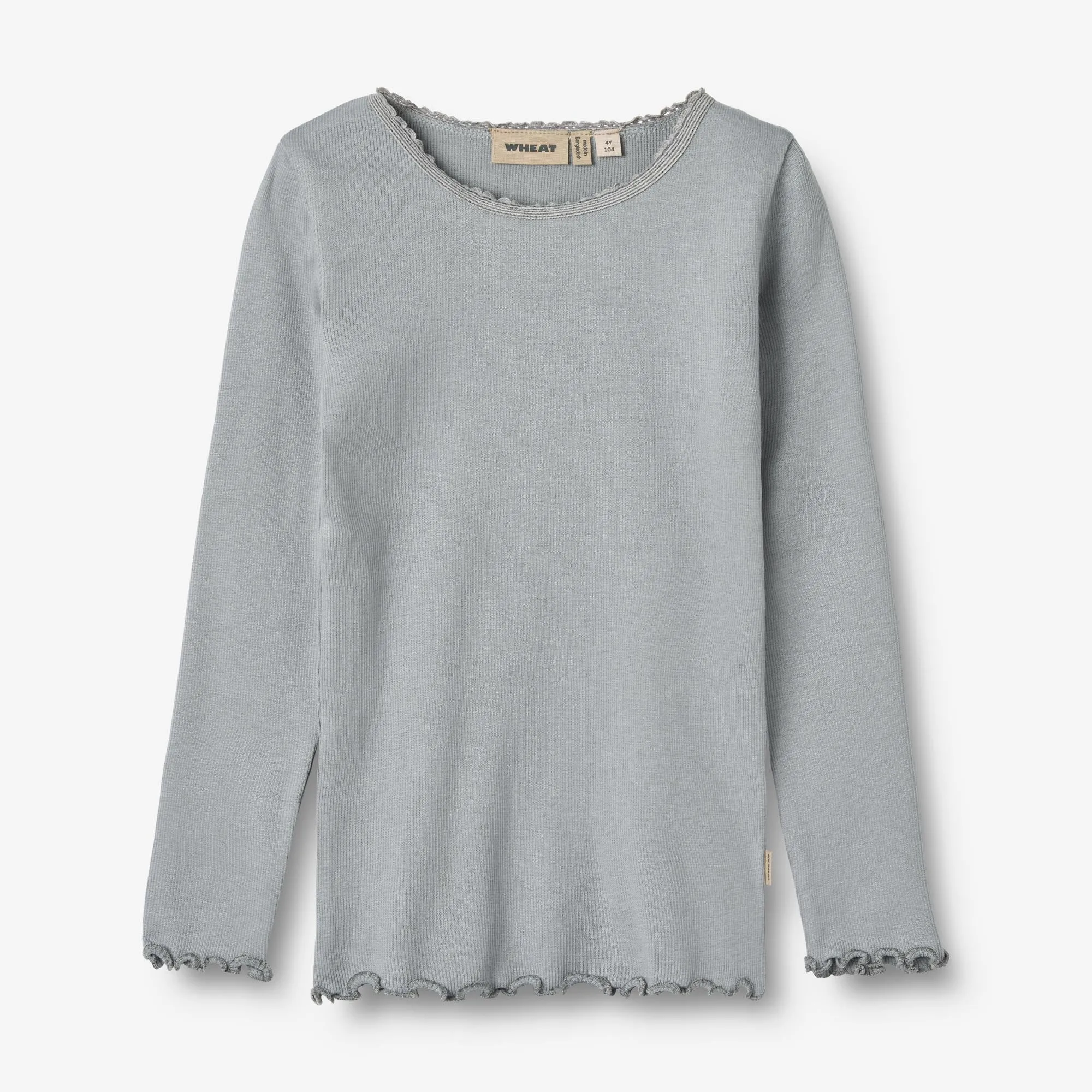 Rib T-Shirt L/S Reese - cloudy sky