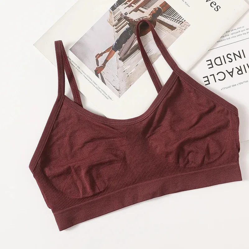 Seamless Bras Sports Tube Top