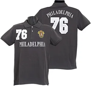 SHPH01C Polo Shirt Philadelphia 76 CHARCOAL