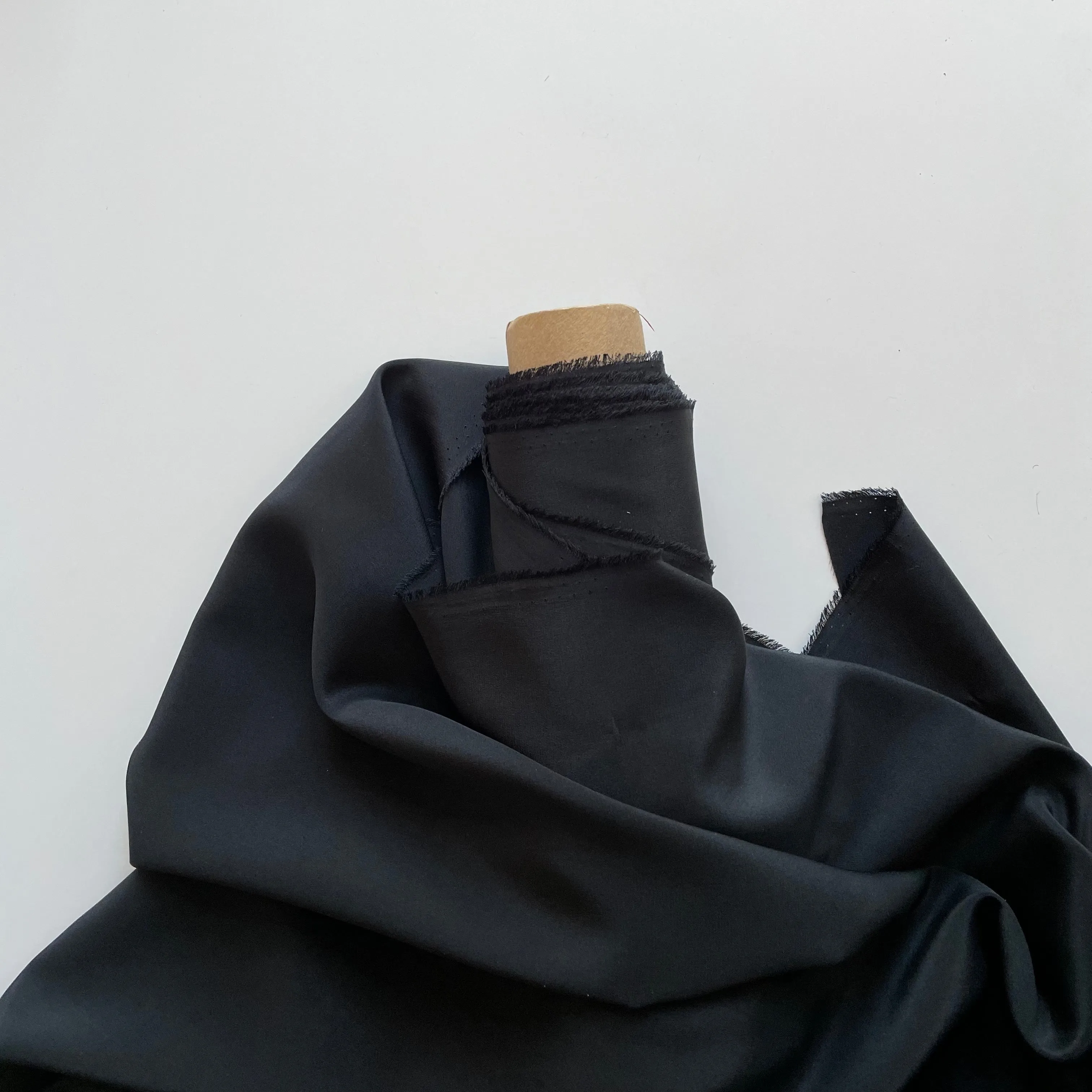 Silk Crepe de Chine - Black