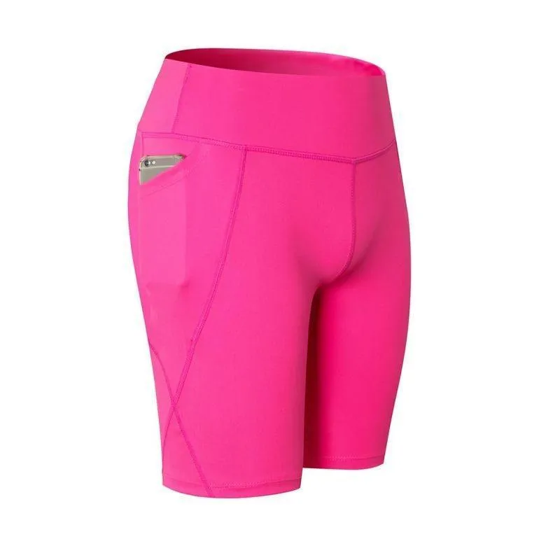 Stylish Fit - Yoga Shorts With Side Pockets