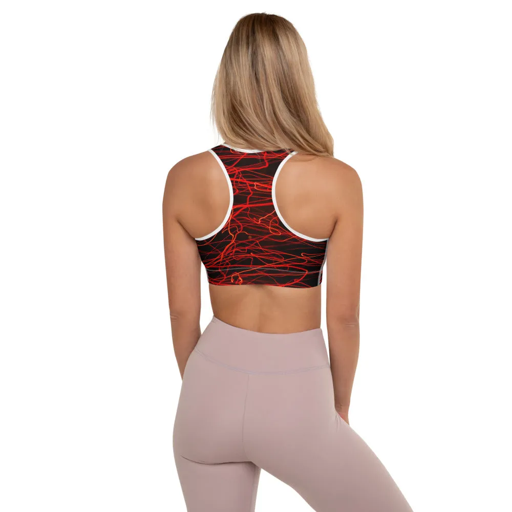 Velvet Padded Sports Bra