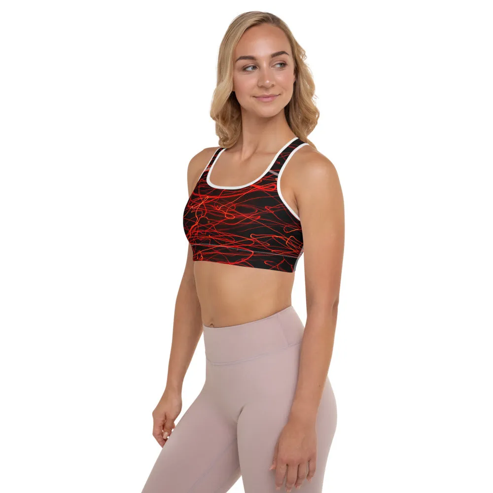 Velvet Padded Sports Bra