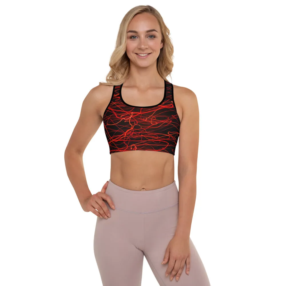 Velvet Padded Sports Bra