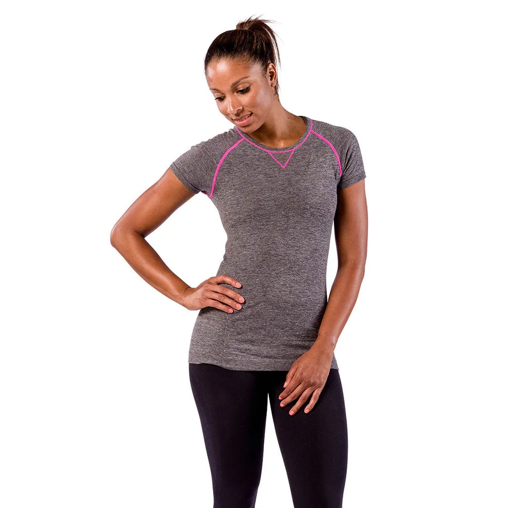 Zensah Womens Run Seamless Short Sleeve Top